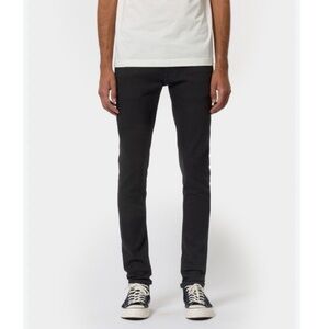 Nudie Jeans Skinny Lin Black Jeans.